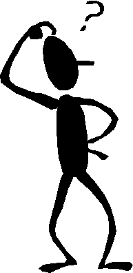 Clip art symbol 'Idea' man